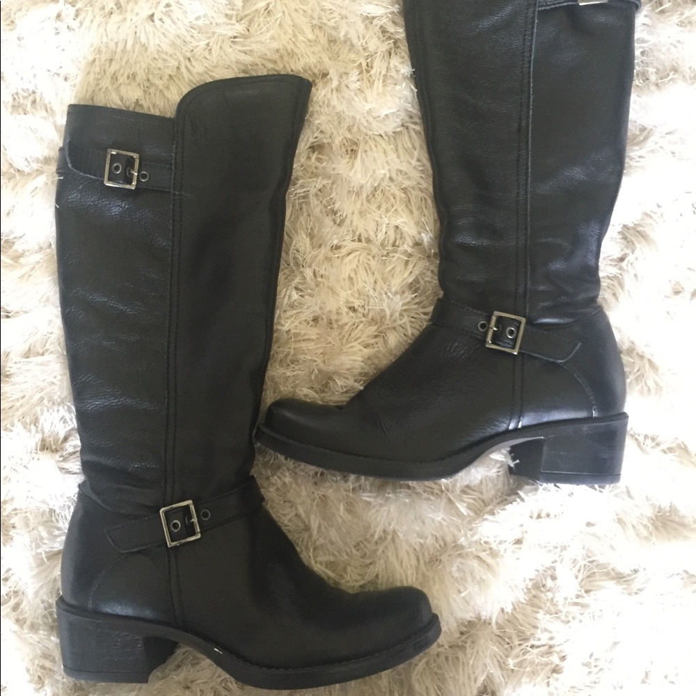 Aldo black riding boots